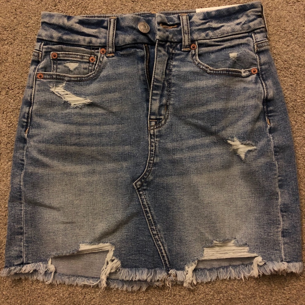 Denim Mini Skirt